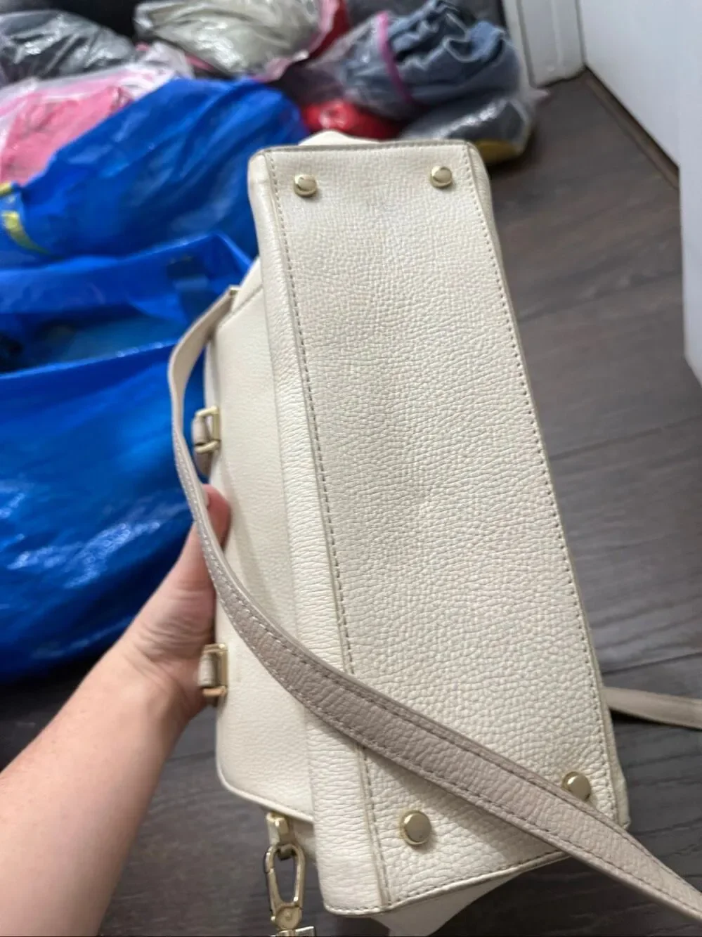 Kate Spade Henderson Street Sawyer Cream Bag Tote Purse